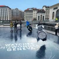 Watches and Wonders Watches Skating on Ice Rink