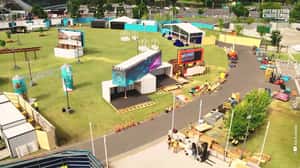 Logo Emerges on Flowing Water in a 3D Billboard Ad of KIA