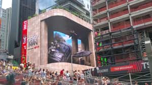 Ryan Gosling Jumps Beyond Billboard in a 3D Billboard ad of The Gray Man