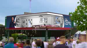 Felix Spins Out on Robot Vacuum in a 3D Billboard ad of Purina