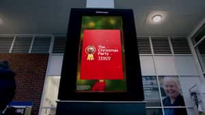 Holiday Flipping Sign Promotions in a 3D Billboard ad of Tesco