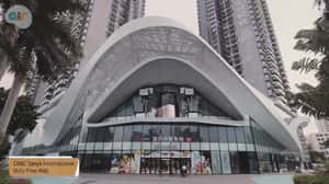 Foundations Pop on Screen in a 3D Billboard ad of NARS Cosmetics