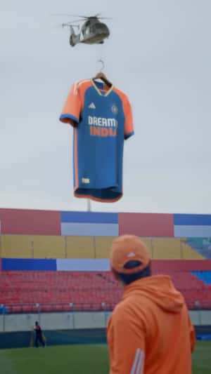 Giant Adidas Team India T20 jersey revealed fake-out-of-home ad of Adidas