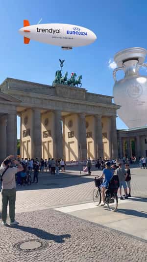 Trophy and Airships Spotted in a fake-out-of-home-ad of Trendyol