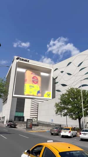 Cement Revealed with Blooming Plants in a fake-out-of-home ad of Cemex