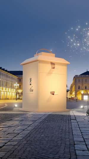 Products Went Inside the Advent Calendar in a fake-out-of-home ad of BioNike