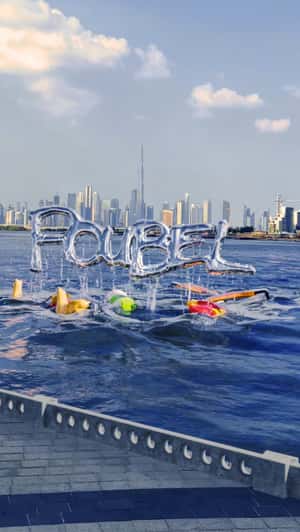Various Items Jumps to the Harbor in a fake-out-of-home ad of OUNASS