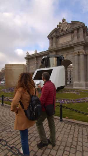 Food Processor Turned into a Robot in a fake-out-of-home ad of Lidl