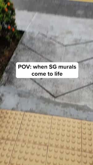 Moving Murals on Buildings in a fake-out-of-home ad of Moving Bits