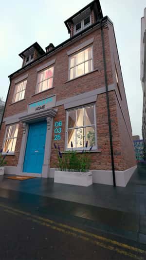 Building Transformed into a House in a fake-out-of-home ad of Primark Home