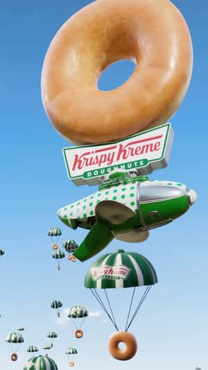 Airship Releases Donuts in a fake-out-of-home ad of Krispy Kreme