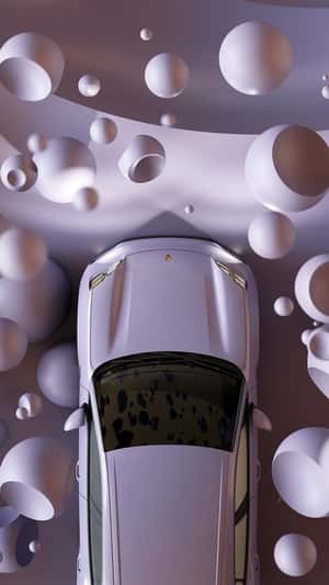 Macan in Elbphilharmonie in fake-out-of-home ad of Porsche