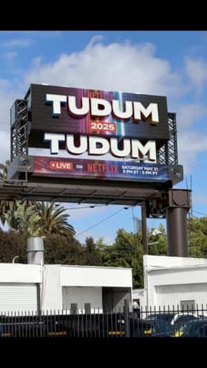 Rotating 3D Signage on Parking Garage in a fake-out-of-home ad of Netflix