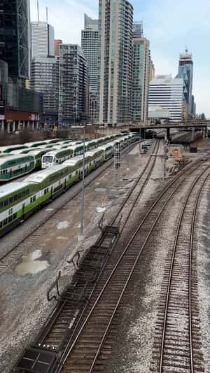 Workout Equipments Roll On Railway in a fake-out-of-home ad of Reformd