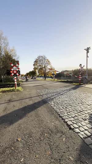 Toy Train Crossing the Railway in a fake-out-of-home ad of HEMA