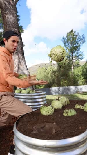 Man Doing Airbender Techniques in a fake-out-of-home ad of Netflix