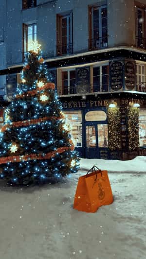 Chocolate Fish Swims in Paris in a fake-out-of-home ad of À La Mère de Famille