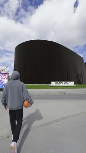 Arena Unveiled by Black Cloth in a fake-out-of-home ad of BMW