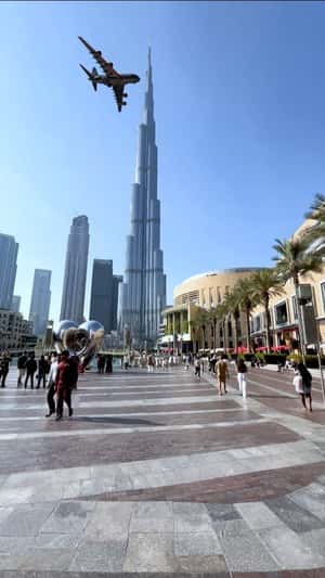 Brand’s Airplane Lands in Dubai Airport in a fake-out-of-home ad of Jimmy John’s