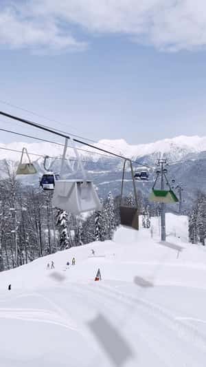 Bags Moves on Cable Car Line in a fake-out-of-home ad of Zivera