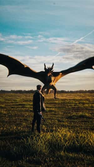 Swordsman's Duel with the Dragon in a fake-out-of-home ad of Samsung