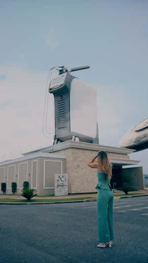 UFO Drops Derma Laser System in a fake-out-of-home ad of Fotona