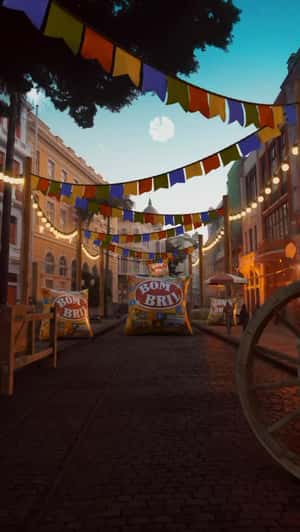 Street Turns Festive by Steel Wool in a fake-out-of-home ad of Bombril