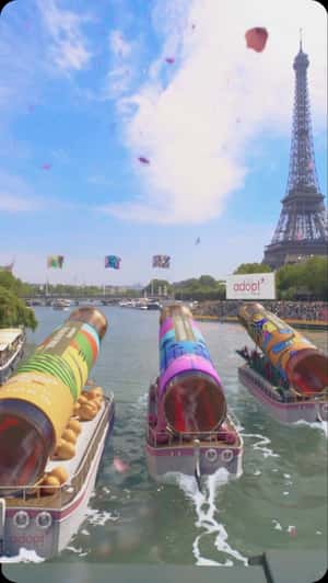 Giant Voyage Perfumes in fake-out-of-home ad of Adopt