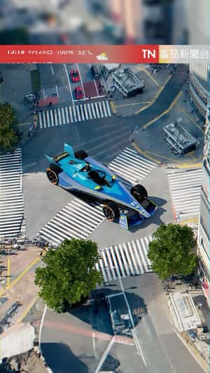 Sports Car Transforms into Robot in a fake-out-of-home ad of CUPRA