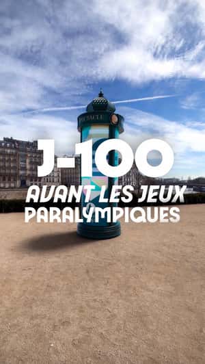 Sports Balls Emerge from Column Ad in a fake-out-of-ad of Ville De Paris