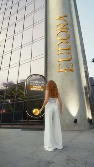 Giant Hair Spray in fake-out-of-home ad of Eudora