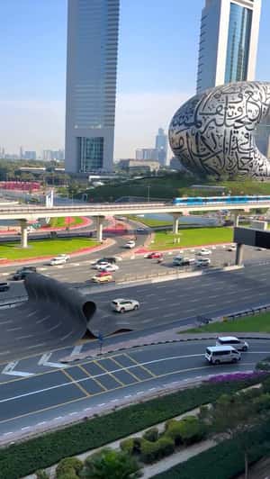 Street Turned Synthetic Rubber in a fake-out-of-home ad of Toyota