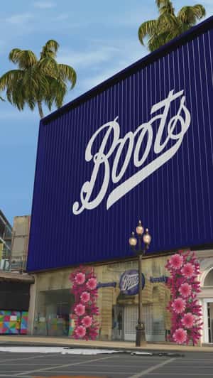 Tanning Products Unveiled on Facade in a fake-out-of-home ad of Bali Body