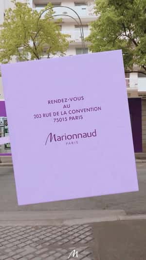 Lilac Bow Adorns Eiffel Tower in a fake-out-of-home ad of Marionnaud