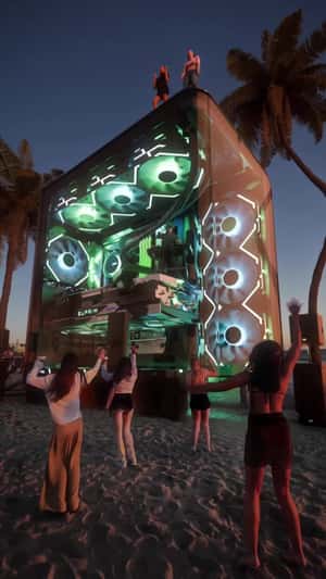 CPU Club Party in fake-out-of-home ad of MSI