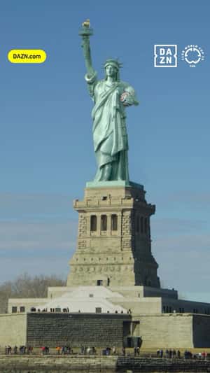 Statue of Liberty Shows Off Soccer Skills in a fake-out-of-home ad of FIFA 