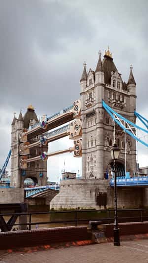 Watch Components on Bridge in a fake-out-of-home ad of Girard-Perregaux