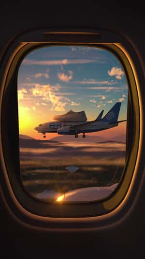 Sneaker Rides on Plane in a fake-out-of-home ad of Hey Dude