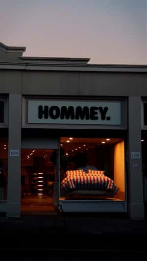 Beds Float into the Sky in a fake-out-of-home ad of Hommey