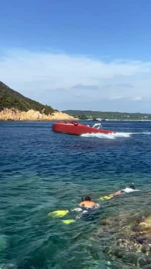 Shoe Boat Glides Across the Sea in fake-out-of-home ad of Jacquemus