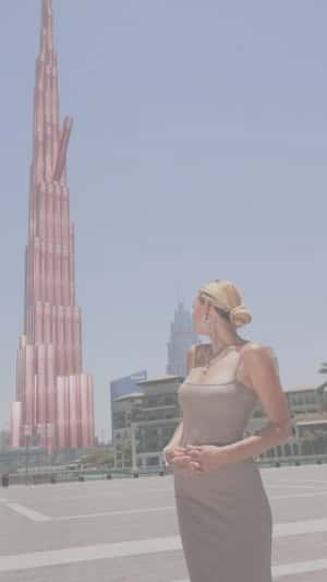 Burj Khalifa Turns into Mascara Stacks in a fake-out-of-home ad of Kisy