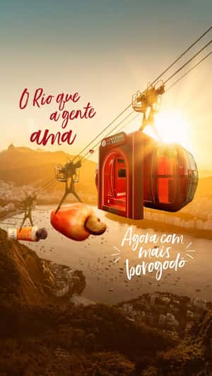 Pop-Up Store Travels by Cable Car in a fake-out-of-home ad of L'Occitane