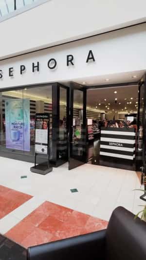 Shopping Bag Spills Beauty Products in a fake-out-of-home ad of LYS Beauty