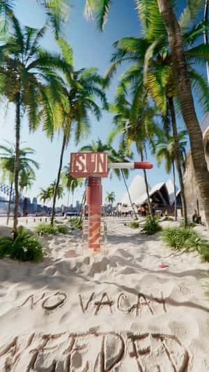 City Landscape Turns into Beach in a fake-out-of-home ad of Maybelline New York