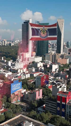 Mexico City Turns into La Casa de Chivas in a fake-out-of home ad of Prime Video