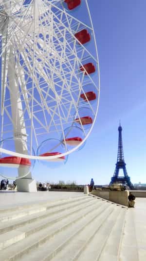 Bubble Sofas on Ferris Wheel in a fake-out-of-home ad of Roche Bobois 