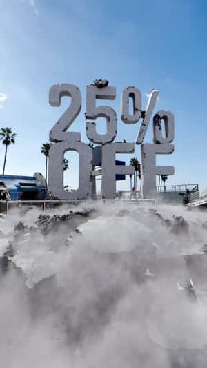 Instagram Milestone Concrete From The Sky in a fake-out-of-home ad of YoungLA