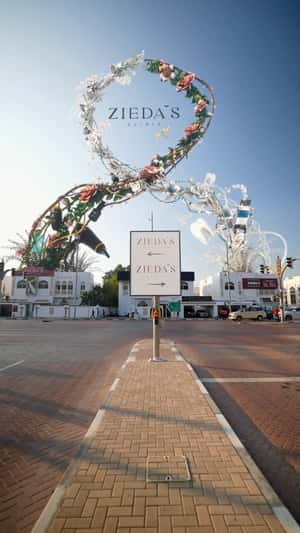 Floral Arch Emerges From Façade Zieda’s Clinic