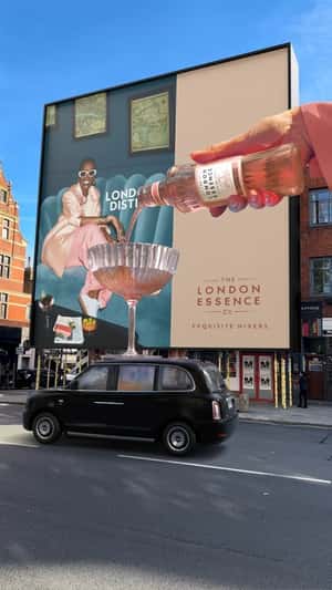 Soda Billboard Come Alive in fake-out-of-home ad in London Essence