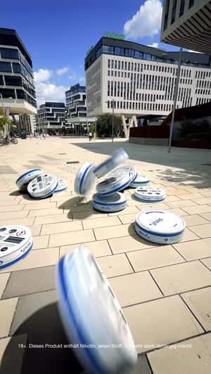 Product Multiplies on Street in a fake-out-of-home ad of Skurf